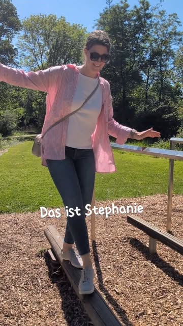 Stephanie von Familie mit Plan in einem persönlichen Alltagsmoment.
